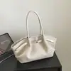 Bolso Tote Textura Tejida Retro Coreana Temperamento Mujer Otoño Temprano 2025 Gran Capacidad Casual Viaje Diario Bolso de Hombro Único