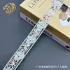 Estilo Étnico Tigre Bordado com Lantejoulas Douradas Acessórios Faixa de Cabeça com Código de Barras Faixa de Cabelo Decoração de Bordado para Têxteis Domésticos