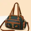 Bolsa Feminina 2026 Nova Bolsa de Ombro em Couro Macio Versátil Texturizada Bolsa Transversal Feminina Grande Capacidade Leve Bolsa de Mãe