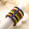 Pulsera de cuentas de jade de 8 mm ojo de diablo trae buena suerte y buenos deseos a Europa y Estados Unidos joyería popular venta al por mayor