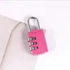 Fornecimento direto da fábrica cadeado de combinação de liga de zinco colorido mini mala de viagem gaveta mochila escolar de dormitório