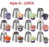 Boquillas Rusas Decorativas de 27 Piezas Transfronterizas Juego de Herramientas para Hornear DIY Juego de Boquillas Decorativas de Acero Inoxidable