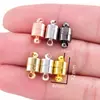 Novos acessórios de fivela magnética cilíndrica pulseira de casal corda de cabelo acessórios de fivela magnética diy atacado W246
