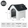 Casa para Perro Exterior Golden Retriever Perro Grande Perrera de Plástico Casa para Perro Grande y Mediano Jaula para Perro de Verano Perrera para Mascotas Caseta para Perro Exterior