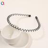 Diadema Básica de Metal Simple para Lavado de Cara, Pasador de Pelo Sin Costuras a Presión en la Parte Posterior de la Cabeza, Diadema, Accesorios para el Cabello al por Mayor