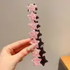 Lindas y elegantes pegatinas florales para el cabello, de alta gama y con estilo, perfectas para crear un look de moño alto voluminoso, populares entre los influencers, 2026 nuevas pegatinas mágicas bordadas