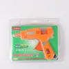 Pistola de pegamento caliente de 20W con boquilla de aluminio, ligera y portátil, compatible con barras de pegamento de 7 mm, adecuada para uso industrial y doméstico, directo del fabricante
