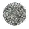 Alfombrilla Creativa para Posavasos de Coche con Incrustaciones de Diamantes, Antideslizante, Aislante Térmico para Ranura de Vaso de Agua, Alfombrilla Interior de Coche de Silicona con Pedrería
