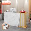 Mostrador de Cajero, Salón de Belleza, Tienda de Ropa, Barra de Bar, Moderno Escritorio de Recepción para Tienda, Escritorio de Recepción Comercial, Multifuncional, Atractivo de Riqueza
