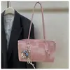 Bolsa de Ombro/Axila para Comutador de Moda Transfronteiriça 2026 Nova Grande Capacidade Color Block Bolsa de Mão Simples Versátil Bolsa Tote