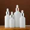 Atacado de fábrica garrafa cosmética de vidro branco garrafa de óleo essencial essência Líquido Líquido sub-garrafa garrafa de perfume portátil