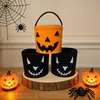 Bolsa Tote de Feltro Transfronteiriça Decoração de Halloween Armazenamento de Doces para Crianças Bolsa Pequena de Feltro Bolsa de Presente de Feltro