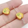 Pulsera versátil de cuentas perforadas con goteo de aceite estilo chino tradicional para hacer tú mismo, cadena para teléfono, llavero, accesorios de joyería de aleación