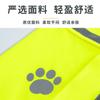 Fabricante Atacado Transfronteiriço Colete de Segurança Refletivo para Animais de Estimação Roupas Fluorescentes para Cães Colete Pata de Cachorro Roupas para Caminhada Noturna Colete para Filhote