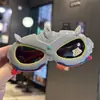 Óculos de Sol Cartoon Legais, Protetor Solar Mecha, Óculos Polarizados Infantis, Óculos de Sol Ultraman para Meninos, Proteção Solar de Silicone, Moderno