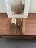 Novas Meias Pantufas Fechadas de Inverno 2025 Estilo Birkenstock de Alta Qualidade para Mulheres, Uso Externo, Sola Grossa, Aumenta a Altura, Bico Redondo, Sapatos Preguiçosos da Moda