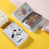 Bolsa de Tarjetas Linda para Mujer Gran Capacidad Múltiples Tarjetas Anti-desmagnetización Bolsa de Tarjetas para Hombre Estuche Ultra-delgado para Tarjetas Licencia de Conducir Cambio