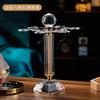 Copa de vino de cristal giratoria boca abajo estante para vinos diamante dorado diamante plateado 6 tazas portavasos estante para guardar copas de vino doméstico