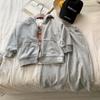 Traje deportivo para niño Primavera y Otoño 2025 Nuevo Sudadera para niños Estilo occidental Casual de dos piezas Ropa para niños Verano a la moda