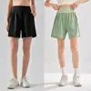 Pantalones Cortos de Running Finos de Secado Rápido para Mujer de Verano, Cintura Alta, Control de Abdomen, Adelgazantes, Corte Holgado, Pantalones Cortos para Gimnasio y Yoga