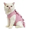 Ropa de Esterilización para Gatas Hembras, Pantalones Fisiológicos Transpirables Anti-Lamido Post-Cirugía, Ropa para Gatos Anti-Acoso al por Mayor