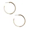 Pendientes Incrustados Transfronterizos, Modernos, Ligeros, Lujosos, Personalizados, Pendientes Franceses Finos con Forma de C, Pendientes, Listos para Venta al por Mayor