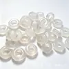 Calcedonia Blanca Natural Ping An Kou Punto Venta al por Mayor Ágata Anillo Colgante Ping An Jade Anillo Corredor Adorno Accesorios Anillo Redondo