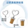 Suministro de fábrica, tapón de vino de corcho con forma de corazón de plata torcida para San Valentín, tapón de vino, tapón de vino, tapón de botella de vino, regalo