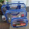 Bolsa de Cosméticos Transparente de PVC, Bolsa de Cosméticos Cosméticos, Bolsa de Aseo Portátil de Gran Capacidad para Viajes y Viajes de Negocios, Bolsa de Cosméticos Simple