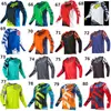Venta Directa de Fábrica Camiseta de Manga Larga Transpirable que Absorbe el Sudor Traje de Carreras Traje de Ciclismo Traje para Motocicleta Todoterreno Traje de Descenso de Verano