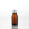Envío Directo en Stock Botella de Vidrio Ámbar de 10 ml para Cuidado de la Piel, Botella para Esencia, Botella Dosificadora Cosmética, Botella para Loción
