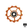 Rueda Guía de Cambio Trasero para Bicicleta de Carretera Bicicleta 11T-17T Aleación de Aluminio Cambiador Bicicleta de Montaña Rodamiento Cerámico Engranaje
