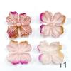 Simulación 4 cm pieza de hortensia no tejida pasador antiguo DIY abanico tocado accesorios para ropa al por mayor