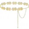 Cadena de Cintura de Metal Transfronteriza para Mujer, Accesorio de Cintura de Estrella de Mar Moderno y Versátil para Combinar con Vestidos, Venta Directa de Fábrica de Moda