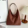 2026 Outono Inicial Nova Bolsa Tote para Mulheres Venda Direta do Fabricante Bolsa de Ombro Único Fashion Grande Capacidade Estilo Coreano Retrô para o Dia a Dia