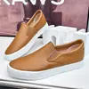 Zapatos Blancos Slip-On para Hombres, Adolescentes, Hombres y Mujeres, Zapatos de Suela Suave, Zapatos Casuales Perezosos, Modelos de Pareja, Todo Negro Comercio Exterior