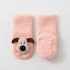 25 Meias Grossas de Bebê Outono e Inverno para Recém-Nascidos e Bebês Classe A Meias de Chão 1-3 Anos Antiderrapantes Desenho Animado Boneca Cachorrinho