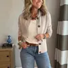 Otoño 2026 Nuevo Comercio Exterior Ropa Femenina Europea y Americana Chaqueta de Moda Casual Abrigo Corto Versátil para el Día a Día