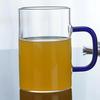 Taza de té verde de vidrio preferencial, taza de leche y agua engrosada, resistente a altas temperaturas, 80 Tazas, taza transparente para el hogar, se puede usar para LOGOTIPO