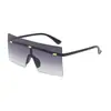 [Personalizado] Gafas de Sol Cuadradas Grandes para Mujer, Modernas Gafas de Sol de Marco Cuadrado Grande sin Montura Estilo Europeo y Americano de Una Pieza para Mujer 6932