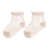 Calcetines de Bebé para Primavera y Verano, Calcetines de Malla con Encaje de Tubo Medio, Calcetines Finos Transpirables de Princesa, Calcetines para Bebé Recién Nacido de 0 a 1 Año
