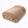 Exquisita Manta Cálida Jacquard de Espiga de Trigo Otoño/Invierno Bufanda Manta para Siesta en la Oficina Venta al por Mayor de Productos en Stock Transfronterizos
