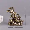 Cavalo Galopante do Zodíaco de Latão Puro para o Sucesso Retro Sólido Decorativo Mesa de Escritório Animal de Estimação de Chá Artesanato Enfeites