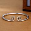 Pulsera Creativa de Maldición INS Temperamento Mori Personalidad Chapado Plata S925 Antigua Étnica Pulsera Sun Wukong