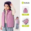 [Doble uso] Chaleco infantil Dudu, resistente al agua, chaleco de invierno para niñas, top para bebé niña, chaleco de otoño e invierno