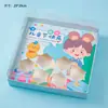 Caja de embalaje decorativa para 6 cupcakes del Día del Niño, caja portátil, linda tarjeta de dibujos animados para niños y niñas, 61 unidades
