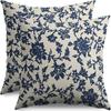 Fronha Floral Retrô Mais Vendida Transfronteiriça Almofada Creme Estilo Country Amazon Almofada Decorativa para Sofá de Casa Mesinha de Cabeceira