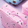 Bolsa de almacenamiento de toallas sanitarias de dibujos animados, bolsa portátil de almacenamiento de toallas sanitarias para viajes, bolsa para toallas sanitarias, bolsa menstrual