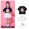Fantasias de Cheerleading Infantil Fantasias para Competição de Recitação do Ensino Fundamental Estilo Fofo Uniformes de Jardim de Infância Fantasias de Performance