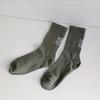 Calcetines blancos nuevos de otoño e invierno con tacón y letras, calcetines deportivos de tubo largo, calcetines negros de línea gruesa para hombre, calcetines de tubo medio de moda de algodón